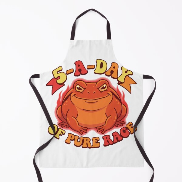 Item preview, Five A Day Of Pure Rage Tomato Frog Humor designed and sold by Petzzz.