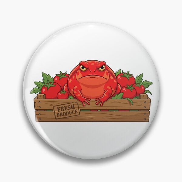 Item preview, Market Imposter Angry Red Tomato Frog designed and sold by Petzzz.