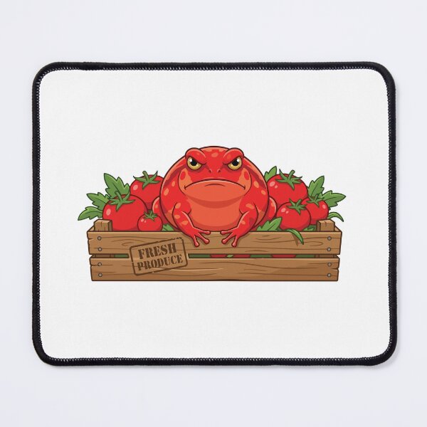 Item preview, Market Imposter Angry Red Tomato Frog designed and sold by Petzzz.
