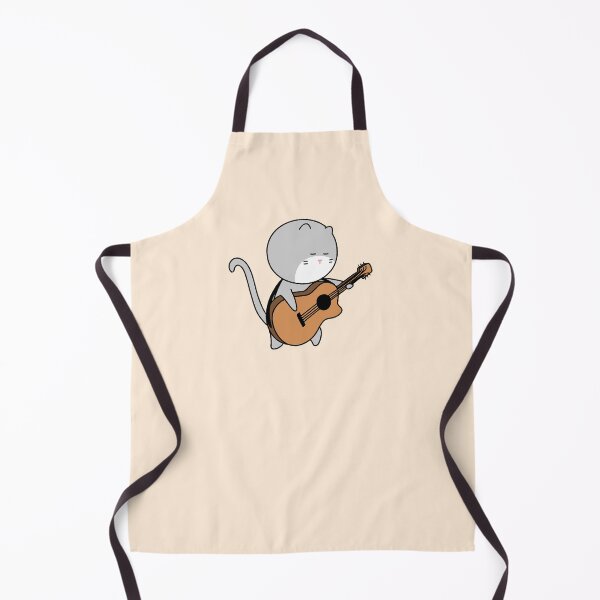 Item preview, Cute Cartoon Cat Playing Acoustic Guitar designed and sold by ubborn.