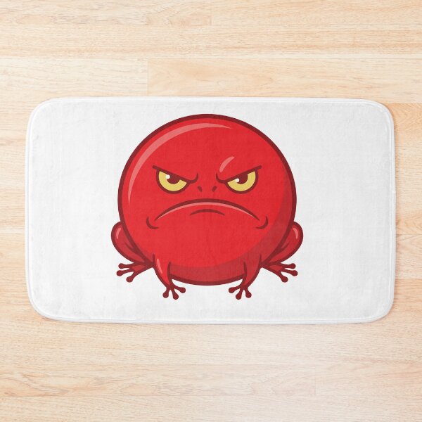 Item preview, Spicy Meatball Round Angry Tomato Frog designed and sold by Petzzz.