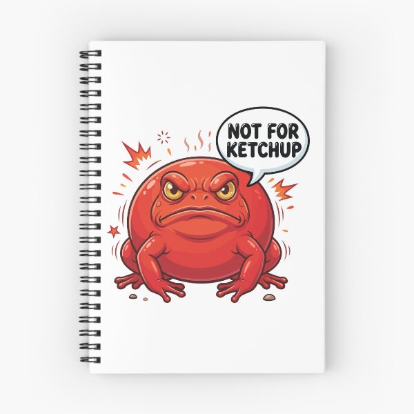 Item preview, Not For Ketchup Angry Tomato Frog Warning designed and sold by Petzzz.