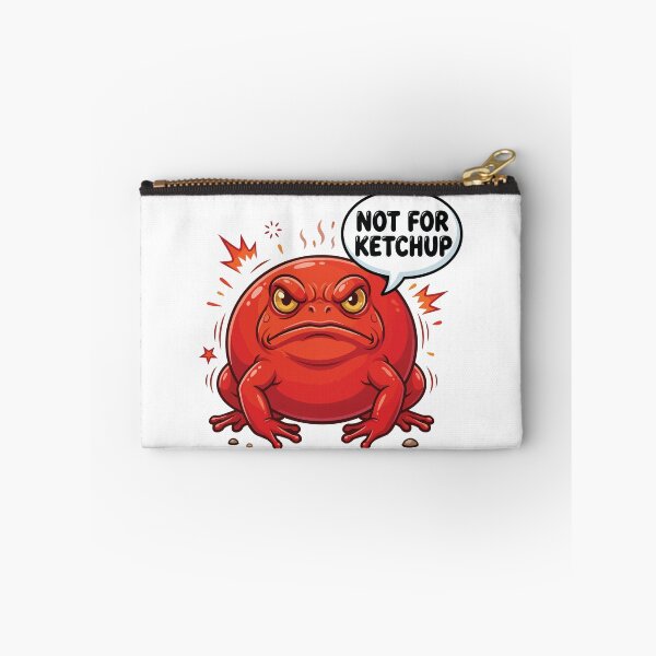 Item preview, Not For Ketchup Angry Tomato Frog Warning designed and sold by Petzzz.