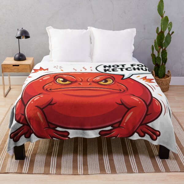 Item preview, Not For Ketchup Angry Tomato Frog Warning designed and sold by Petzzz.