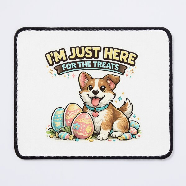 Item preview, I’m Just Here for the Treats Funny Easter Dog Design designed and sold by StyleLap.