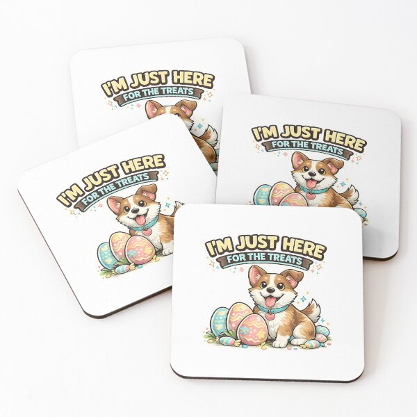 Item preview, I’m Just Here for the Treats Funny Easter Dog Design designed and sold by StyleLap.