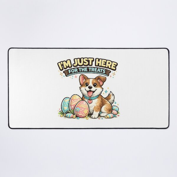 Item preview, I’m Just Here for the Treats Funny Easter Dog Design designed and sold by StyleLap.