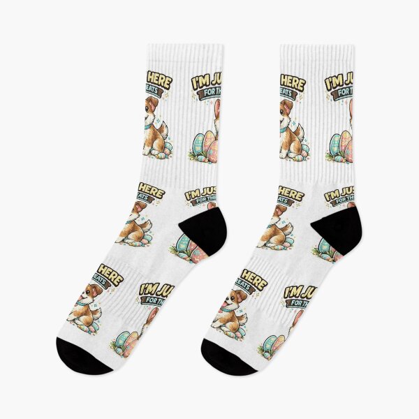 Item preview, I’m Just Here for the Treats Funny Easter Dog Design designed and sold by StyleLap.