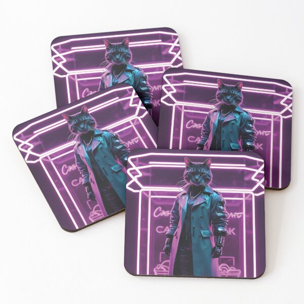 Item preview, Neon Cat Prowler: Cybernetic Detective designed and sold by Azure-Axis.