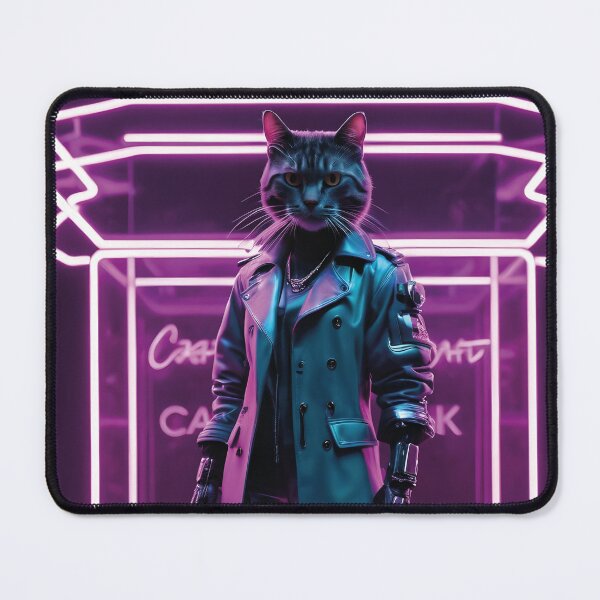 Item preview, Neon Cat Prowler: Cybernetic Detective designed and sold by Azure-Axis.