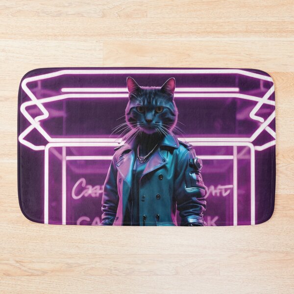 Item preview, Neon Cat Prowler: Cybernetic Detective designed and sold by Azure-Axis.