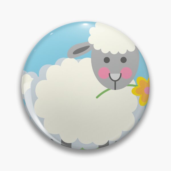 Item preview, Kawaii Flower Lamb Spring Cute Lamb Easter Gift Sheep designed and sold by CLC54.