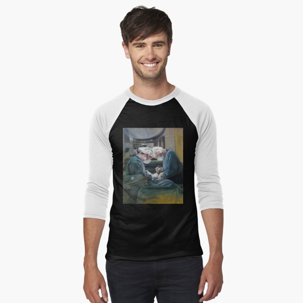 Item preview, Baseball ¾ Sleeve T-Shirt designed and sold by AvrilThomasart.