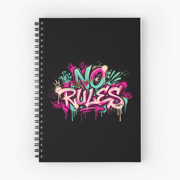 Item preview, No Rules - Graffiti Quote Street Art designed and sold by typoinspired.