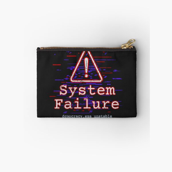 Item preview, System Failure | Democracy Protection Stance designed and sold by VariousGoodies.