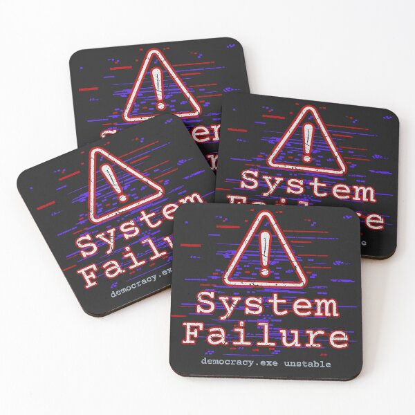 Item preview, System Failure | Democracy Protection Stance designed and sold by VariousGoodies.