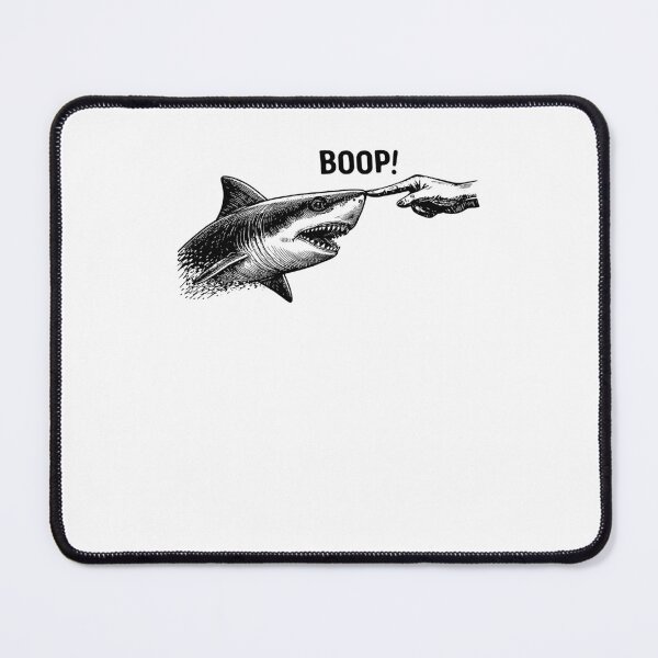 Item preview, Boop Shark Meme Shark Humor Funny Hand Boop Nose Shark designed and sold by issan-exe.