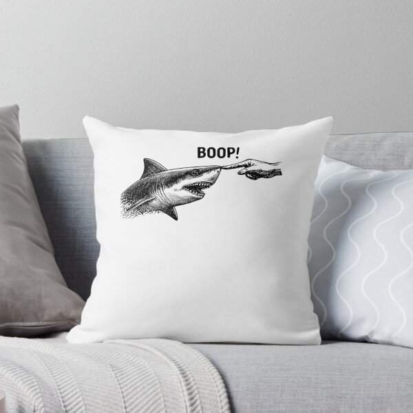 Item preview, Boop Shark Meme Shark Humor Funny Hand Boop Nose Shark designed and sold by issan-exe.