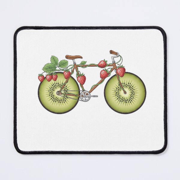 Item preview, Surreal Kiwi Fruit and Strawberry Bicycle Wheels  designed and sold by TeeARTHY.