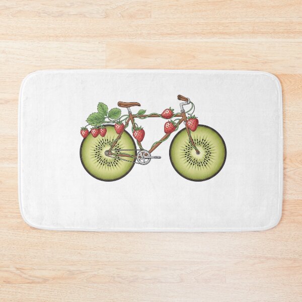 Item preview, Surreal Kiwi Fruit and Strawberry Bicycle Wheels  designed and sold by TeeARTHY.