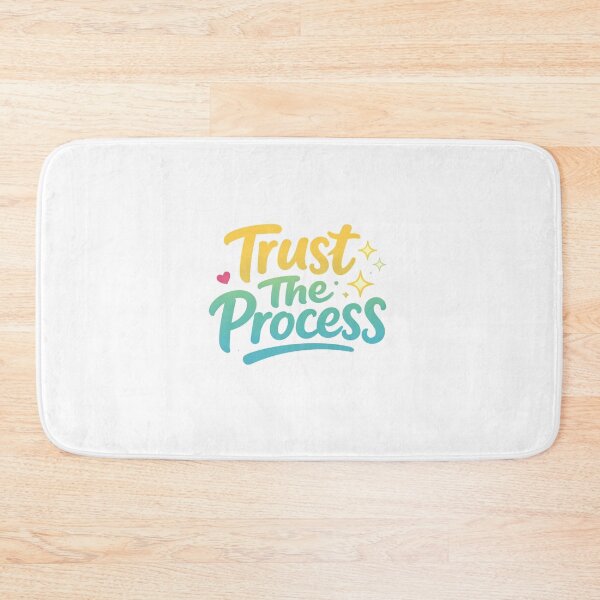 Item preview, Trust The Process – Motivational Typography Quote | Positive Mindset & Growth Design designed and sold by Dasts Cart.