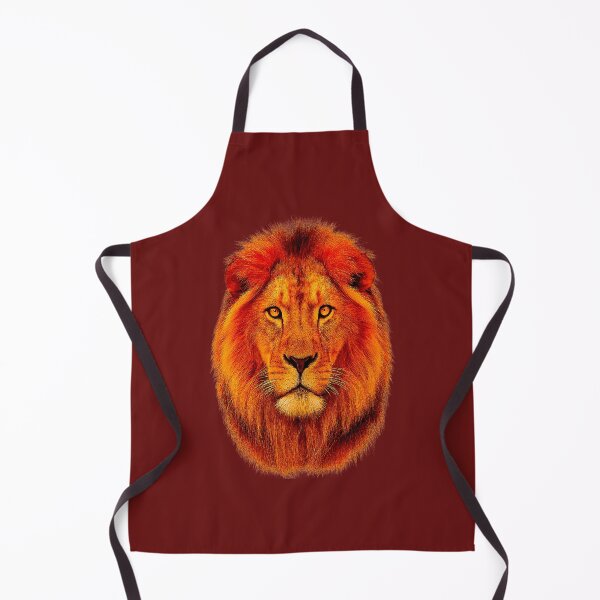 Item preview, Glorious lion in a realistic style with warm tones designed and sold by the artedivino.