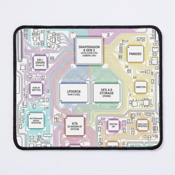 Item preview, Mobile phone electronic circuit board designed and sold by Rhu Creations.