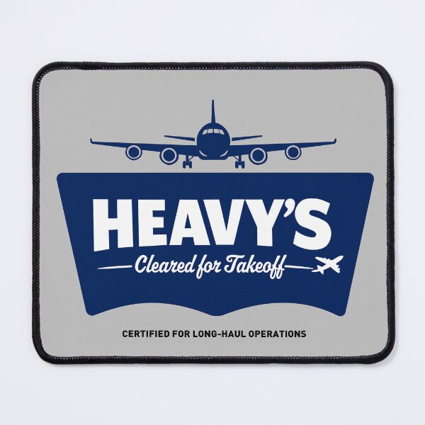 Item preview, HEAVY’S: Cleared for Takeoff - Blue designed and sold by VoglR.