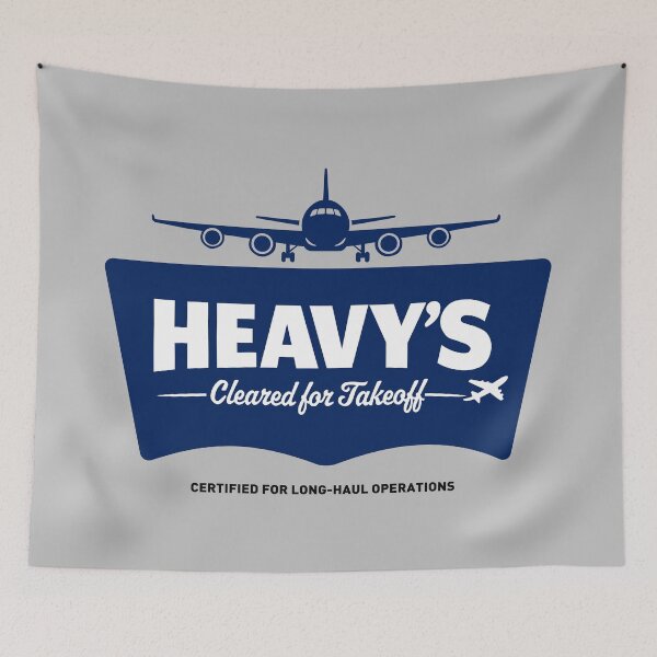 Item preview, HEAVY’S: Cleared for Takeoff - Blue designed and sold by VoglR.