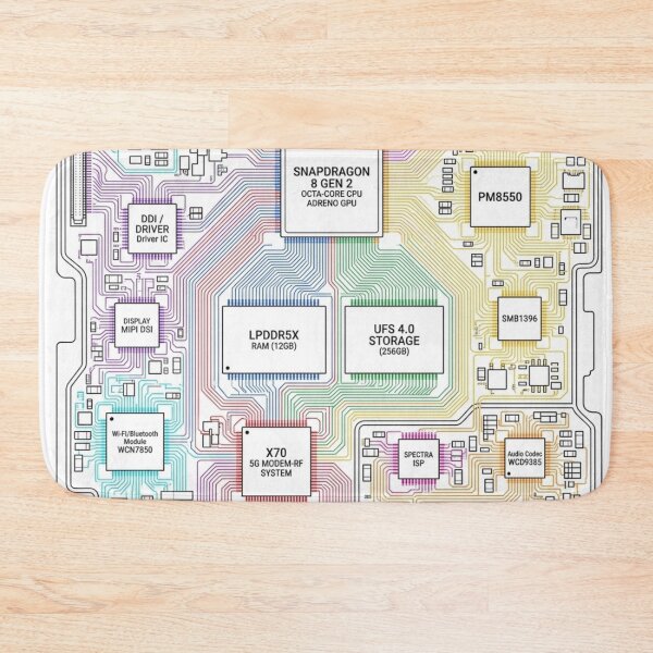 Item preview, Mobile phone electronic circuit board  designed and sold by Rhu Creations.