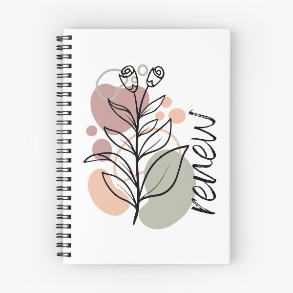 Item preview, Renew Botanical Line Art - Minimalist Faith Decor designed and sold by MSDesignHaus.