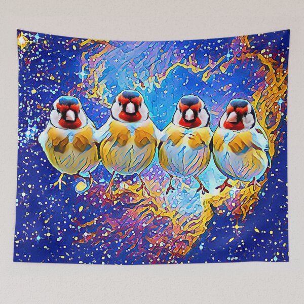Item preview, Bird symphony under a cosmic sky  designed and sold by clarazen.