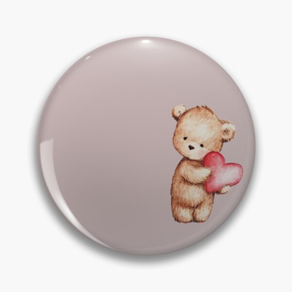 Item preview, teddy bear holding a heart designed and sold by GoldArtistic.