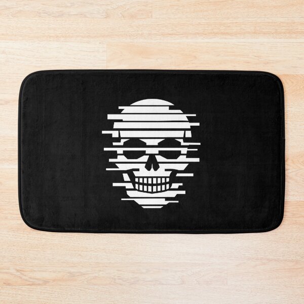 Item preview, Minimal Glitch Skull T-Shirt – Clean Cyber Streetwear Design designed and sold by quietvisualsco.
