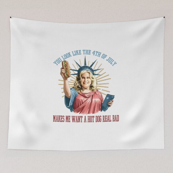 Item preview, You Look Like The 4th Of July Makes Me Want A Hot Dog Real Bad  designed and sold by retro-and-rust.