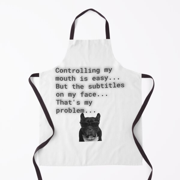 Item preview, Controlling My Mouth Is Easy Subtitles On My Face Humor designed and sold by Amazing-Gadgets.