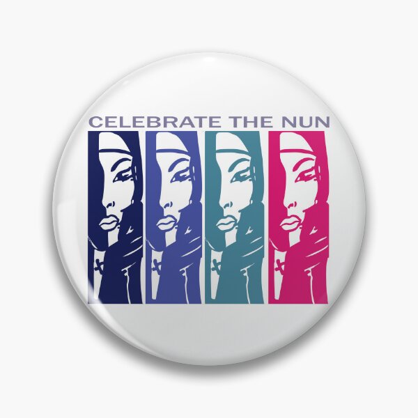Item preview, Celebrate the Nun - 80s German Synth-Pop Fan Art designed and sold by darklordpug.