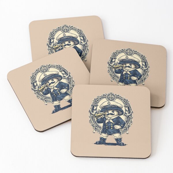 Item preview, Victorian Mushroom Sailor – Nautical Vintage Adventure Illustration designed and sold by Rawecz Studio.