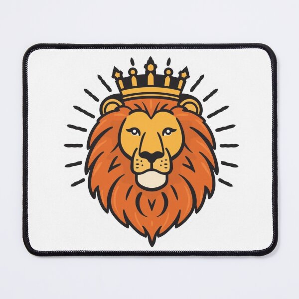 Item preview, Leo Lion Crown Sun Sign Zodiac Royalty Sticker designed and sold by NeonNerdStudio.