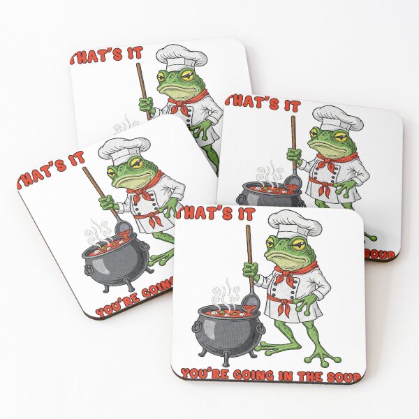 Item preview, That's It You're Going In The Soup Chef Frog designed and sold by TeeARTHY.