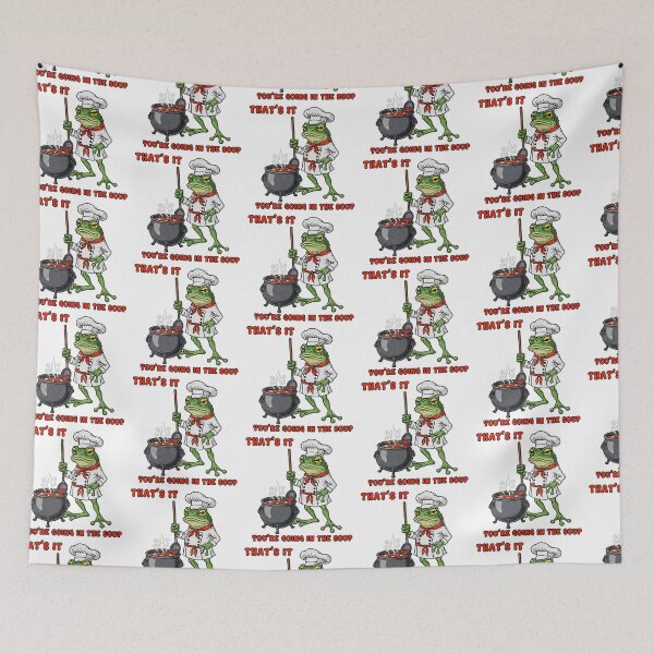 Item preview, That's It You're Going In The Soup Chef Frog designed and sold by TeeARTHY.