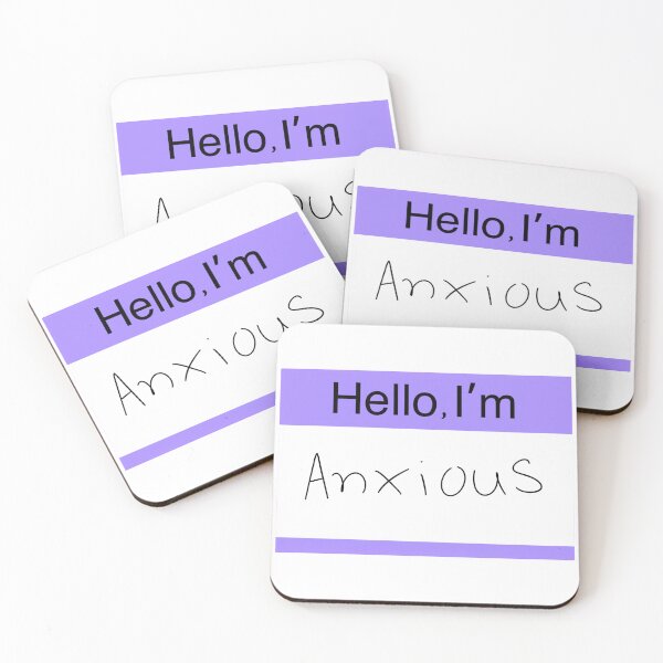 Item preview, Hello I'm anxious designed and sold by Moon-Kristelle.
