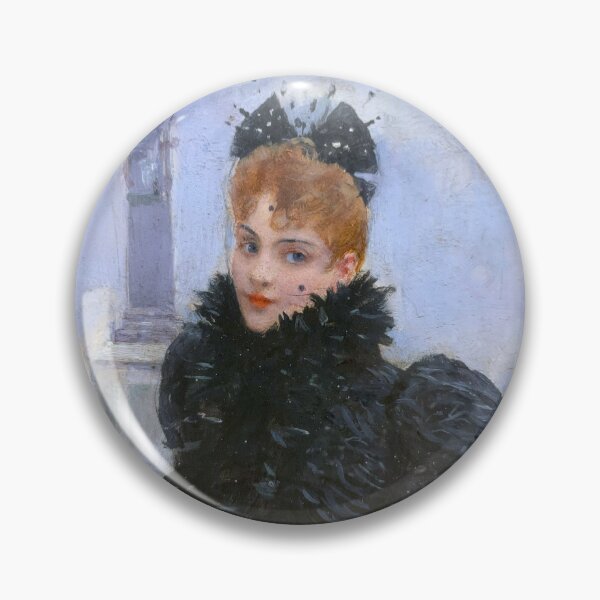 Item preview, (Detail) Parisian woman at Place de la Concorde – Jean Béraud, 1885 designed and sold by L'Atelier 1888.