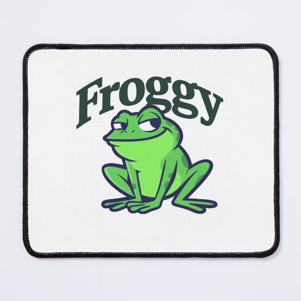 Item preview, FROGGY – Cheeky Meme Frog Statement Shirt / Doggy Frog  designed and sold by Lineforge by BehrfectMoments.