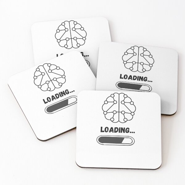 Item preview,  Overthinking Loading - Funny Anxiety Brain Meme Design designed and sold by khaoulaassila.
