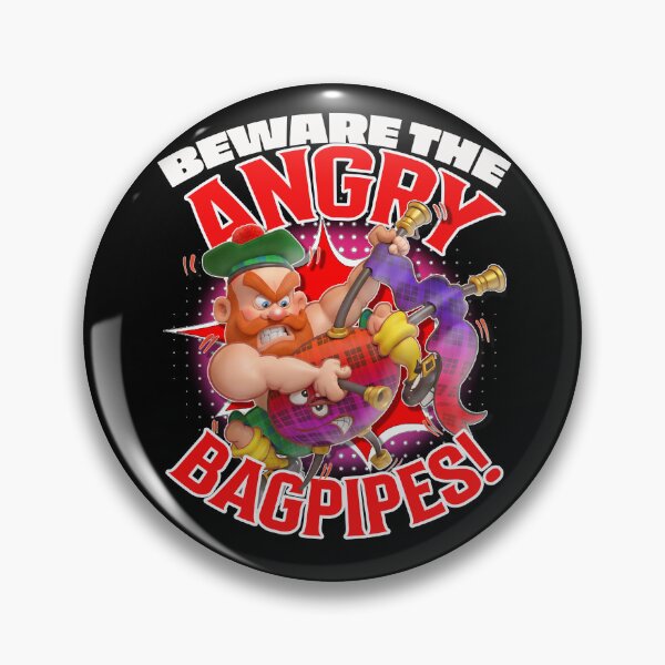 Item preview, Beware the Angry Bagpipes! designed and sold by jimbairn.