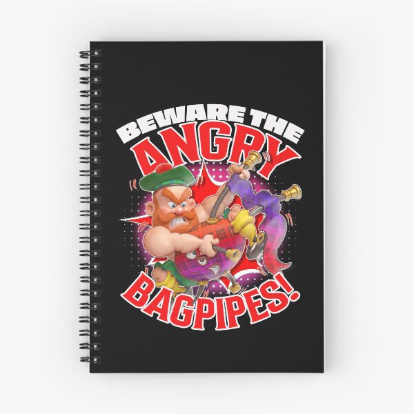 Item preview, Beware the Angry Bagpipes! designed and sold by jimbairn.
