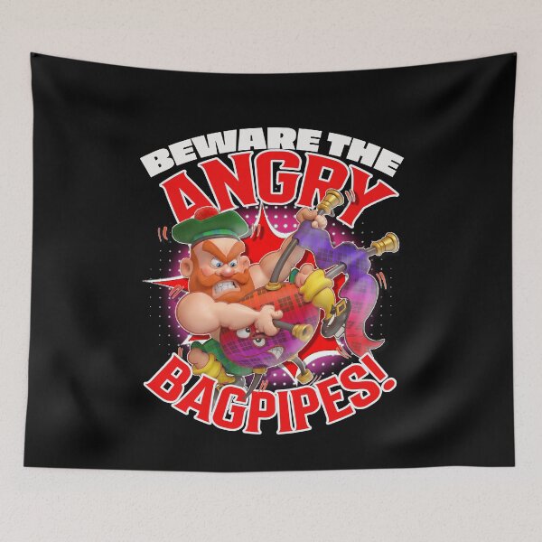 Item preview, Beware the Angry Bagpipes! designed and sold by jimbairn.