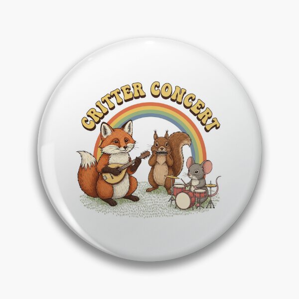 Item preview, Critter Concert Fox and Squirrels Playing Music designed and sold by TeeARTHY.