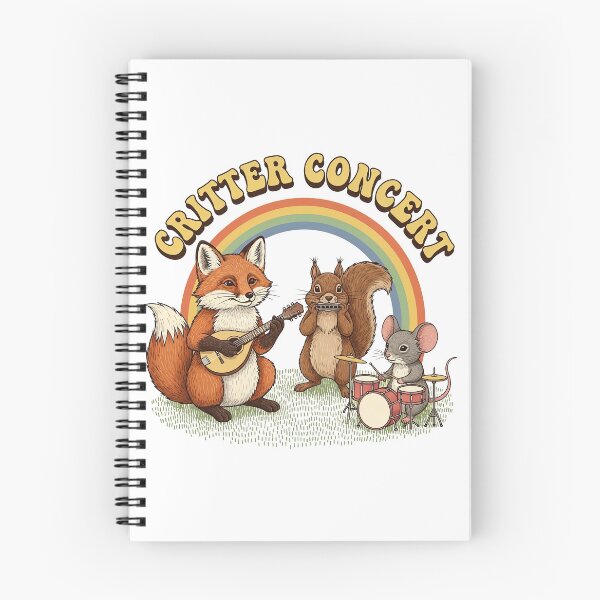 Item preview, Critter Concert Fox and Squirrels Playing Music designed and sold by TeeARTHY.